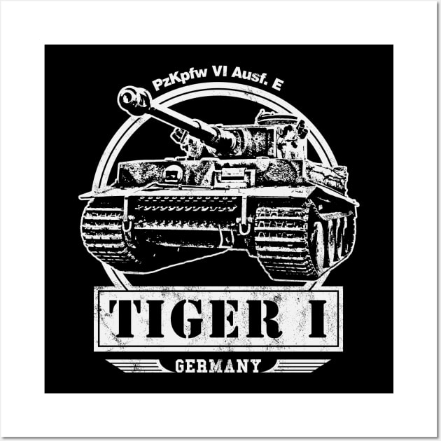 Tiger I - WW2 Tank Wall Art by rycotokyo81